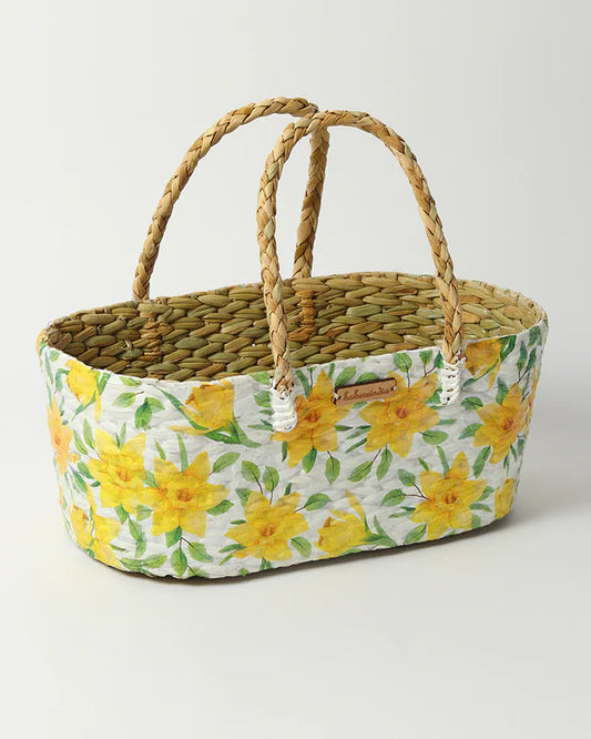 Rustic Handmade Seagrass Basket for Gifting, Clutter-Free Storage, and Home Styling