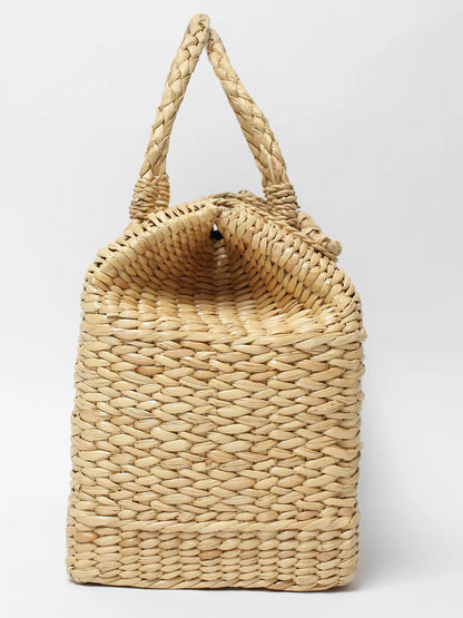 Seagrass Tiffin Basket for Picnics, Gifting, and Everyday Home Storage