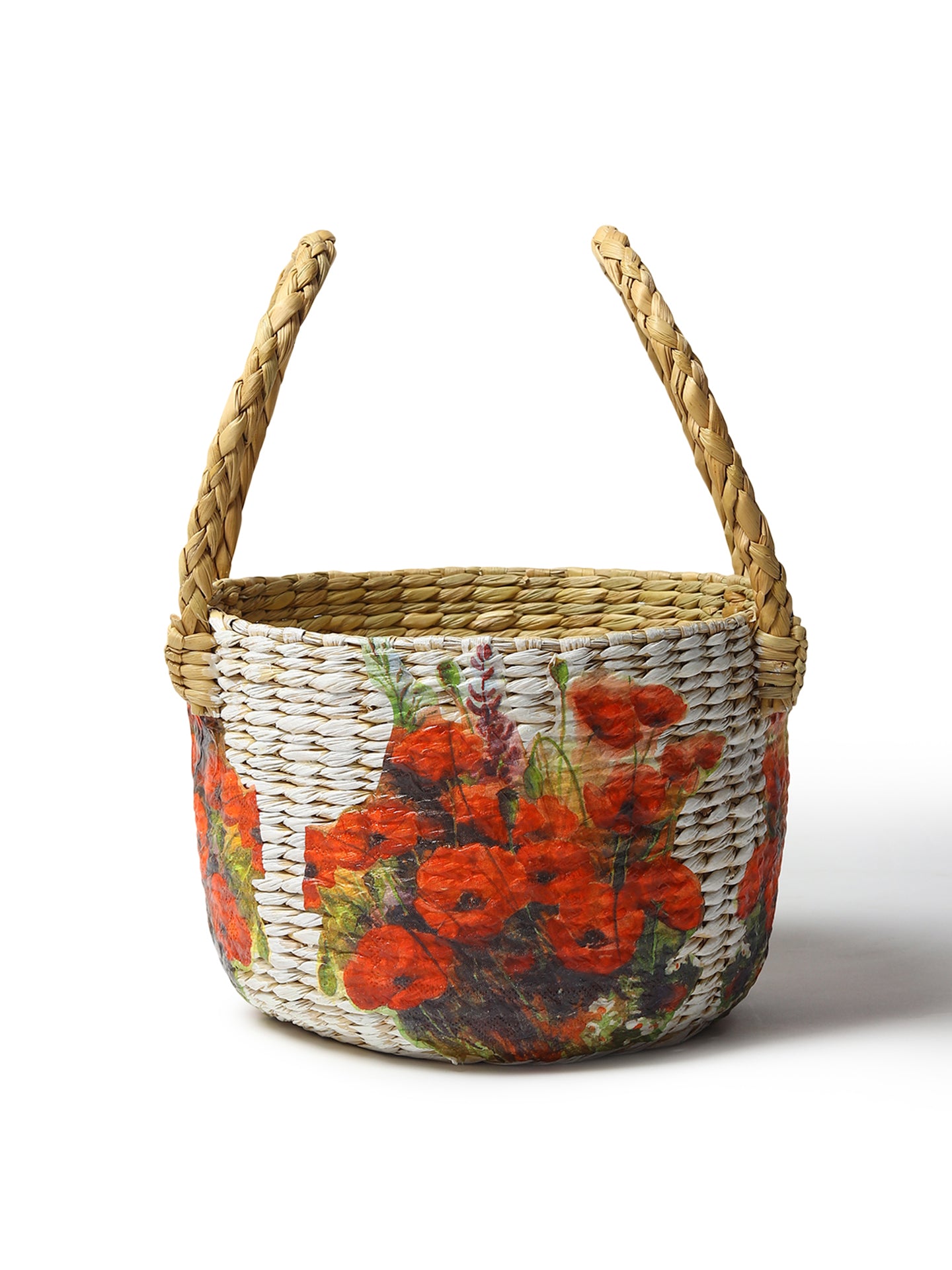 Seagrass Fruit Basket | Round Hamper Basket