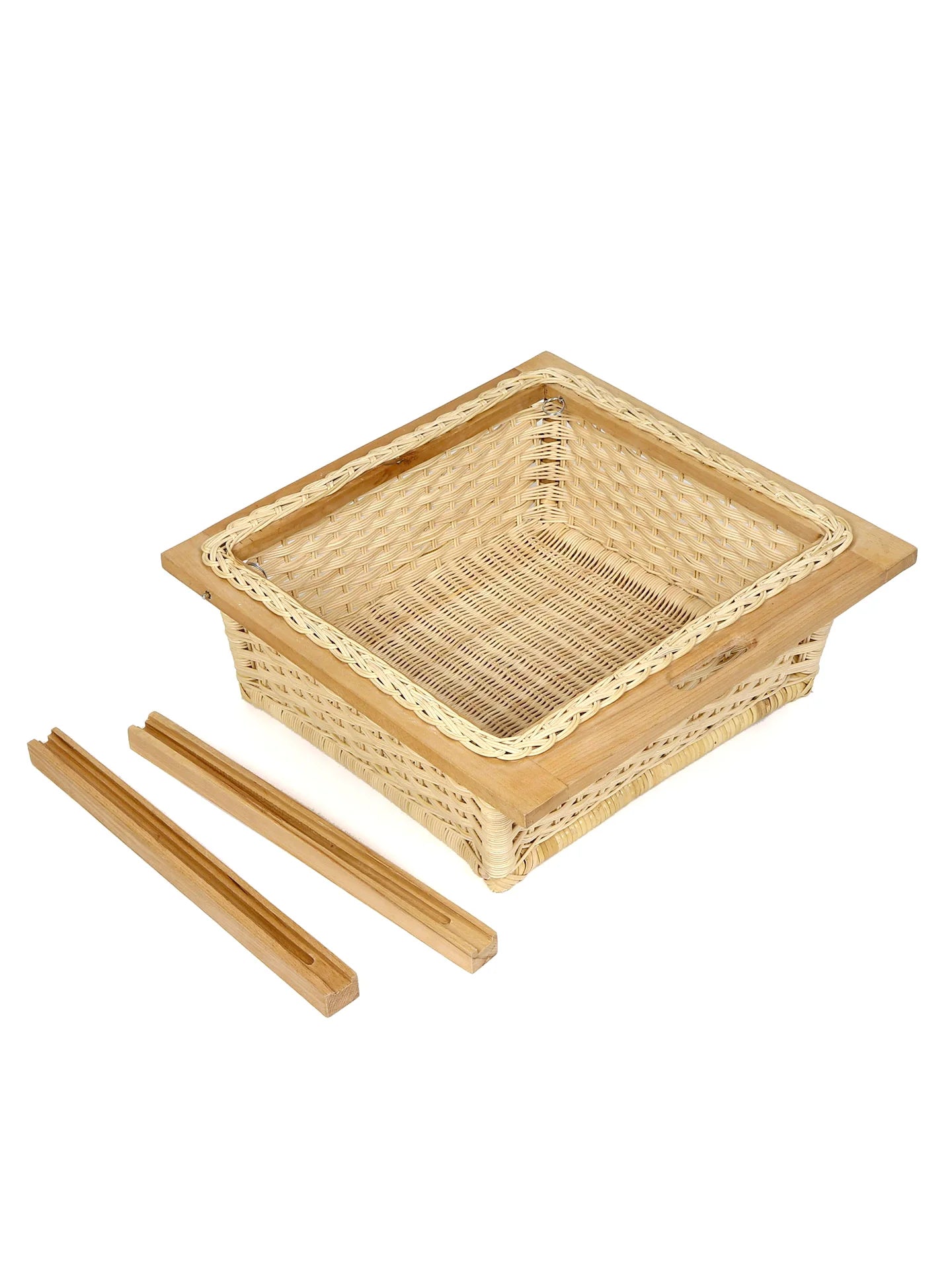 Rustic Wicker Modular Kitchen Basket for Fruits & Vegetables and Multipurpose Storage