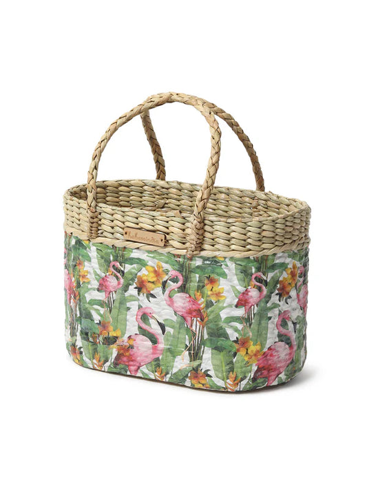 Seagrass Picnic Basket & Tiffin Carrier for Weekend Outings