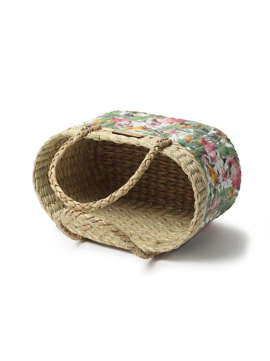 Seagrass Picnic Basket & Tiffin Carrier for Weekend Outings