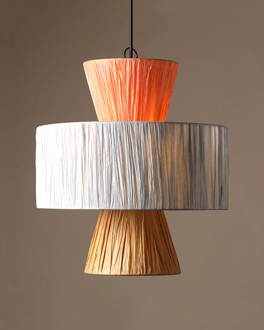 Stylish Raffia Ceiling Lamp for Hall and Living Area