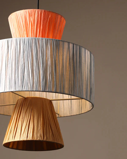 Stylish Raffia Ceiling Lamp for Hall and Living Area