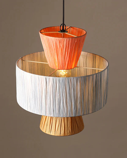 Stylish Raffia Ceiling Lamp for Hall and Living Area