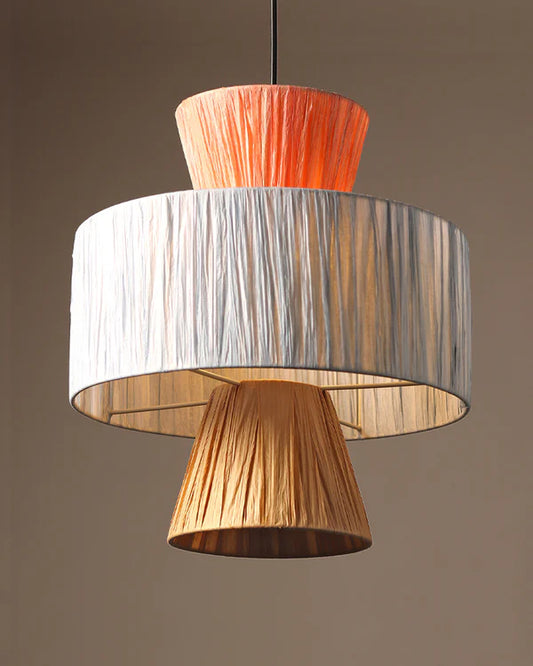 Stylish Raffia Ceiling Lamp for Hall and Living Area