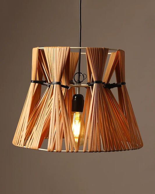 Stylish Raffia Pendant Light for Bedroom and Study Room