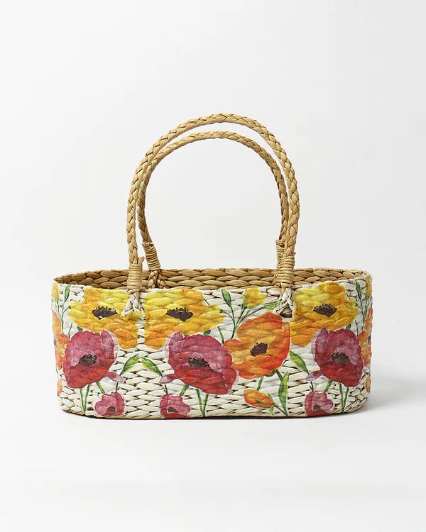 Seagrass Storage Organizer Basket for Gifts, Fruits, and Everyday Home Use