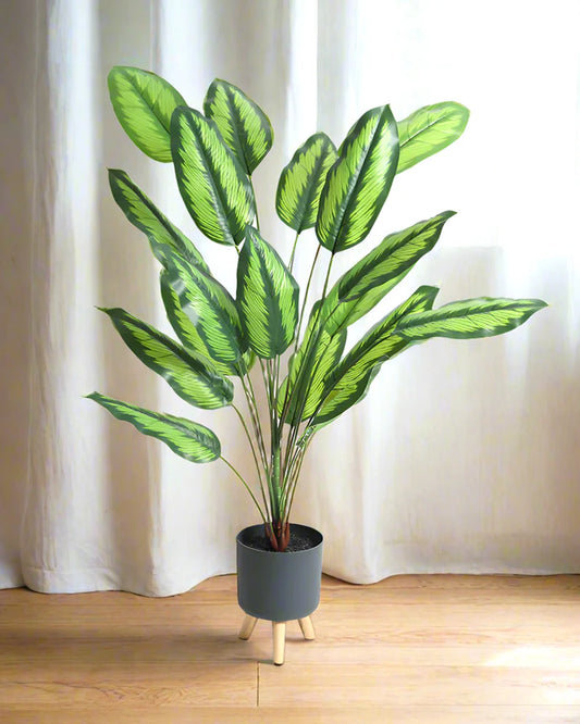 Lifelike Potted Greenery for Tabletop, Office Desk, and Interior Decoration