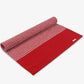 red cotton yoga mat