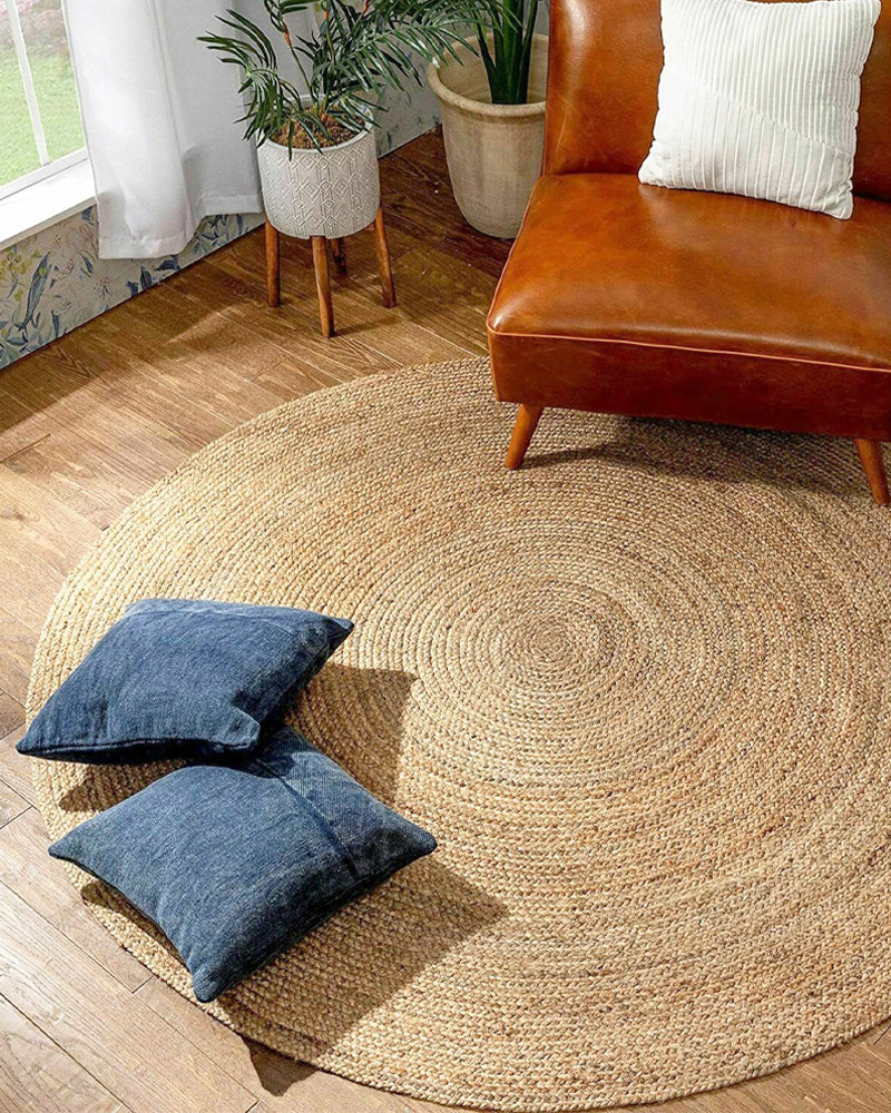 Jute Round Area Rug