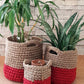  Jute Crochet Storage Basket