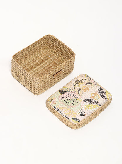 Seagrass Lid Storage Box