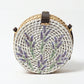 Round Rattan Sling Bag