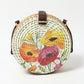Round Rattan Sling Bag