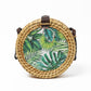 Round Rattan Sling Bag