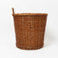 Wicker Dustbin & Planter Basket