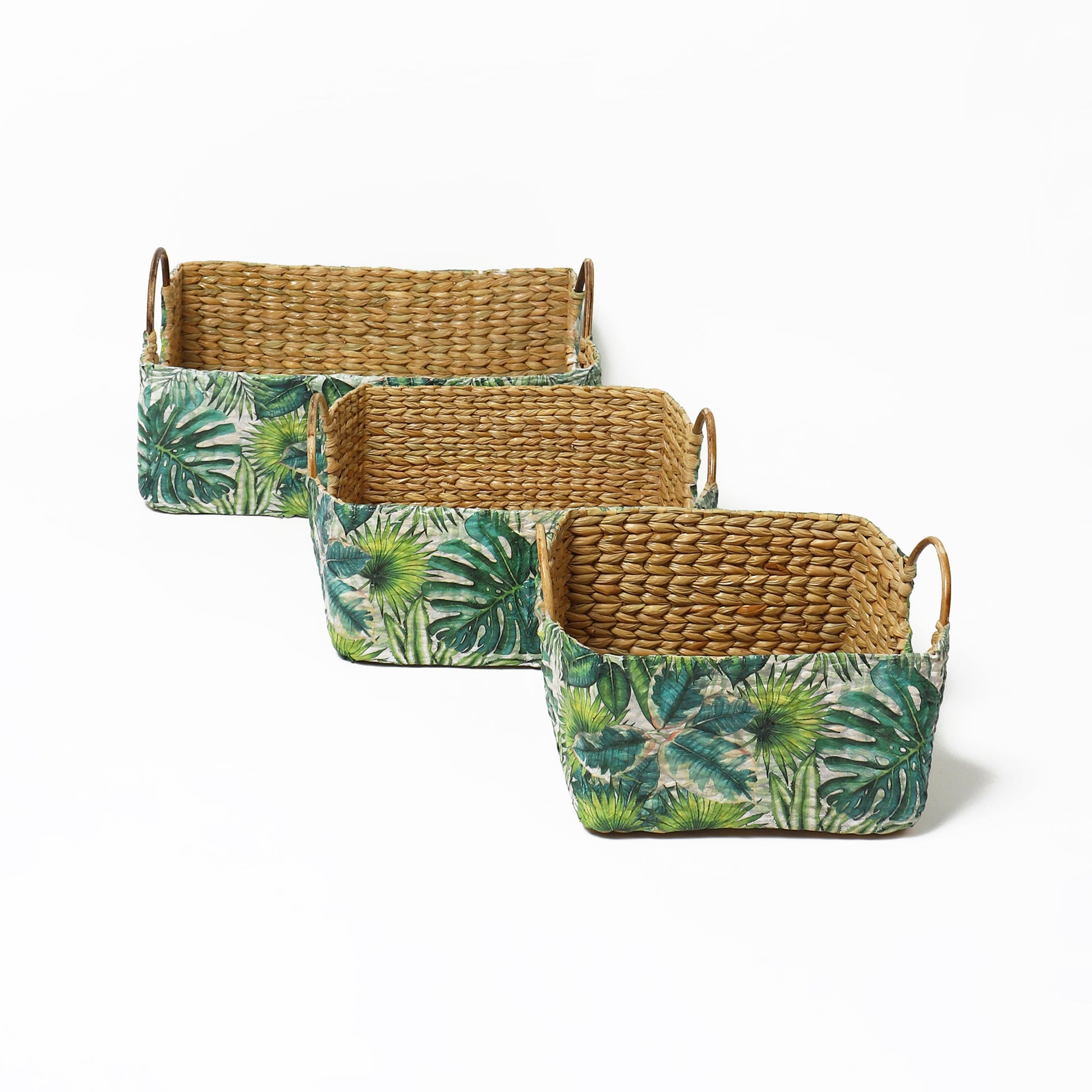 Cane Handle Storage Basket