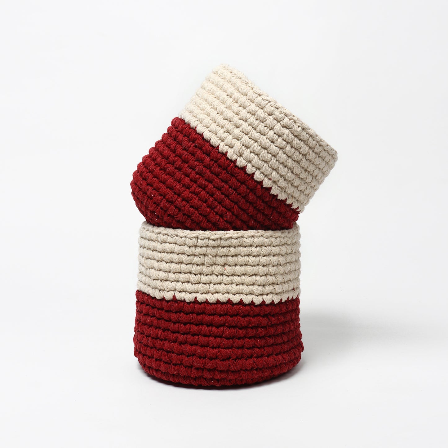 Jute Crochet Storage Basket