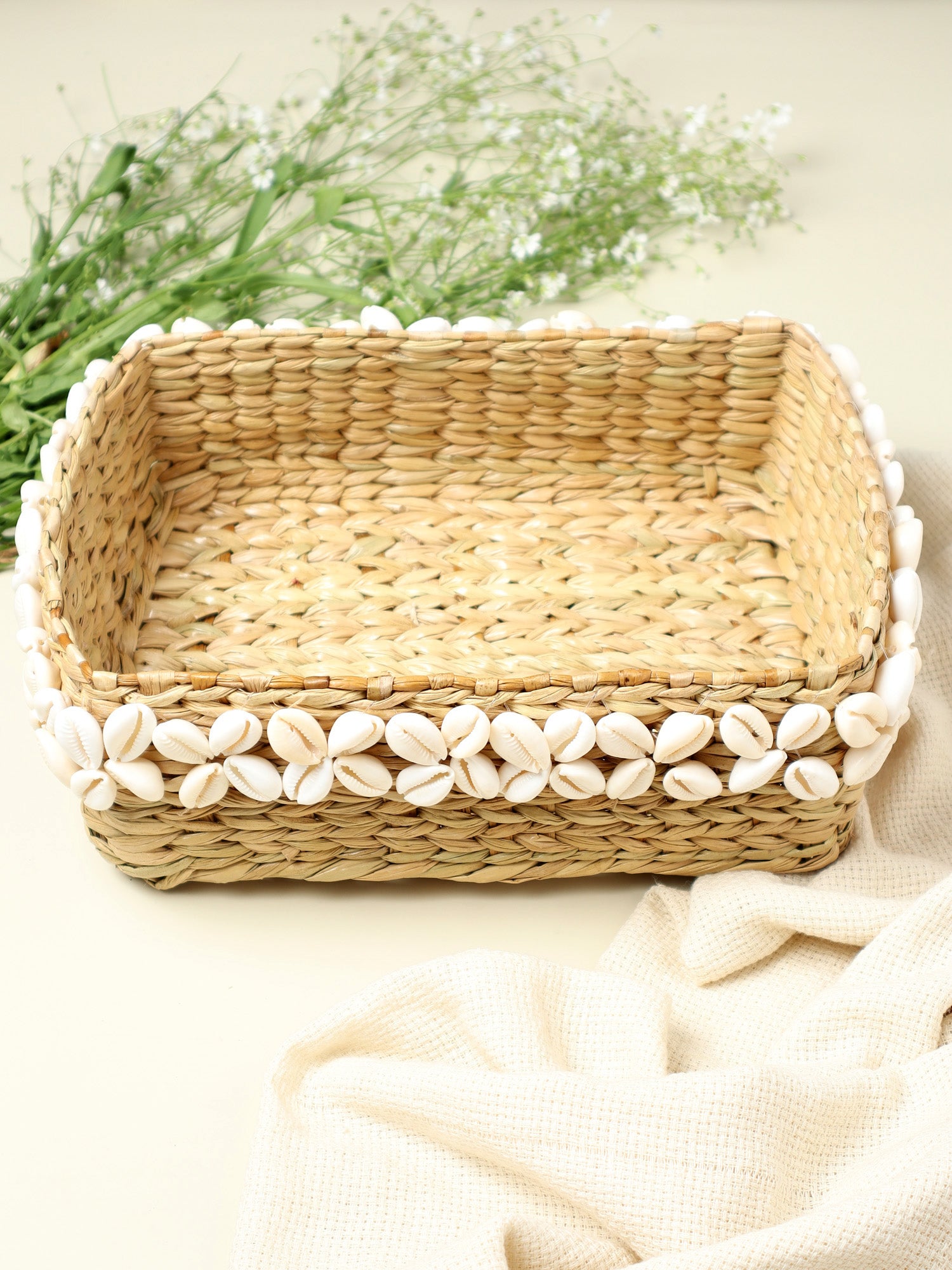 Seagrass Shells Organiser – Habere India