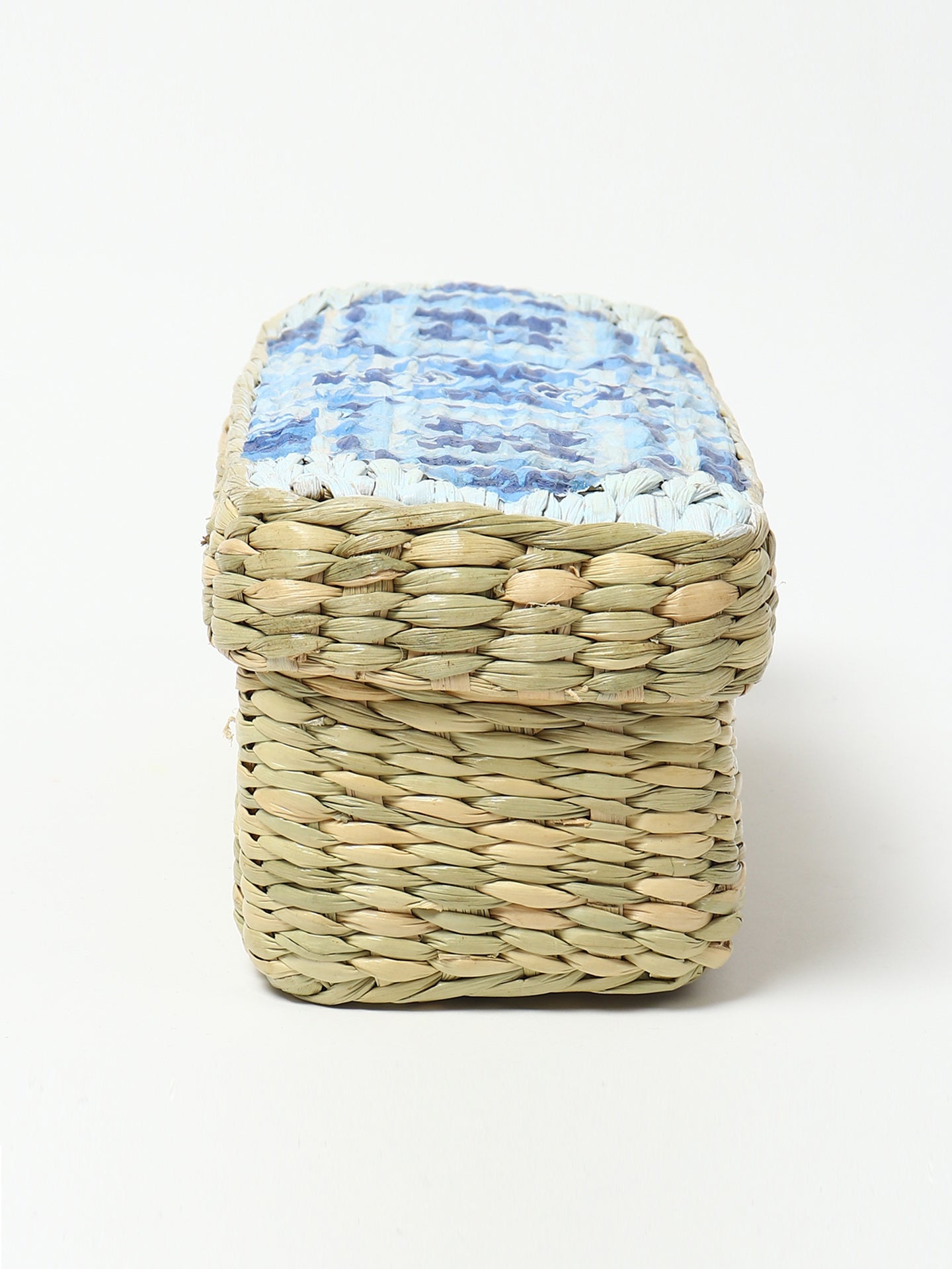 Long Size Seagrass Lid Box