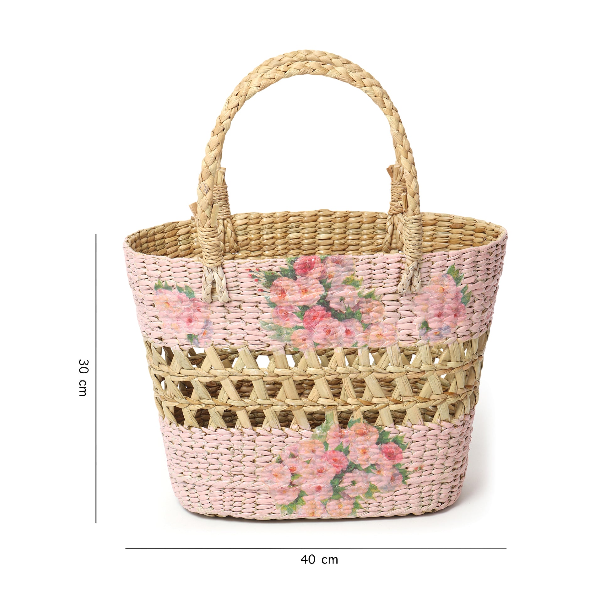 Seagrass Shopping Basket - Jali