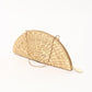 Straw Clutch Bag | Half Moon Clutch | Sling Bag