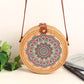 Round Rattan Sling Bags