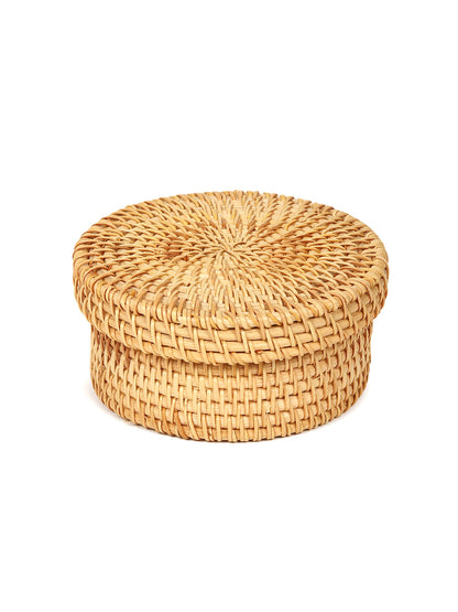 Rattan-Untersetzer | Teeuntersetzer - Rosa