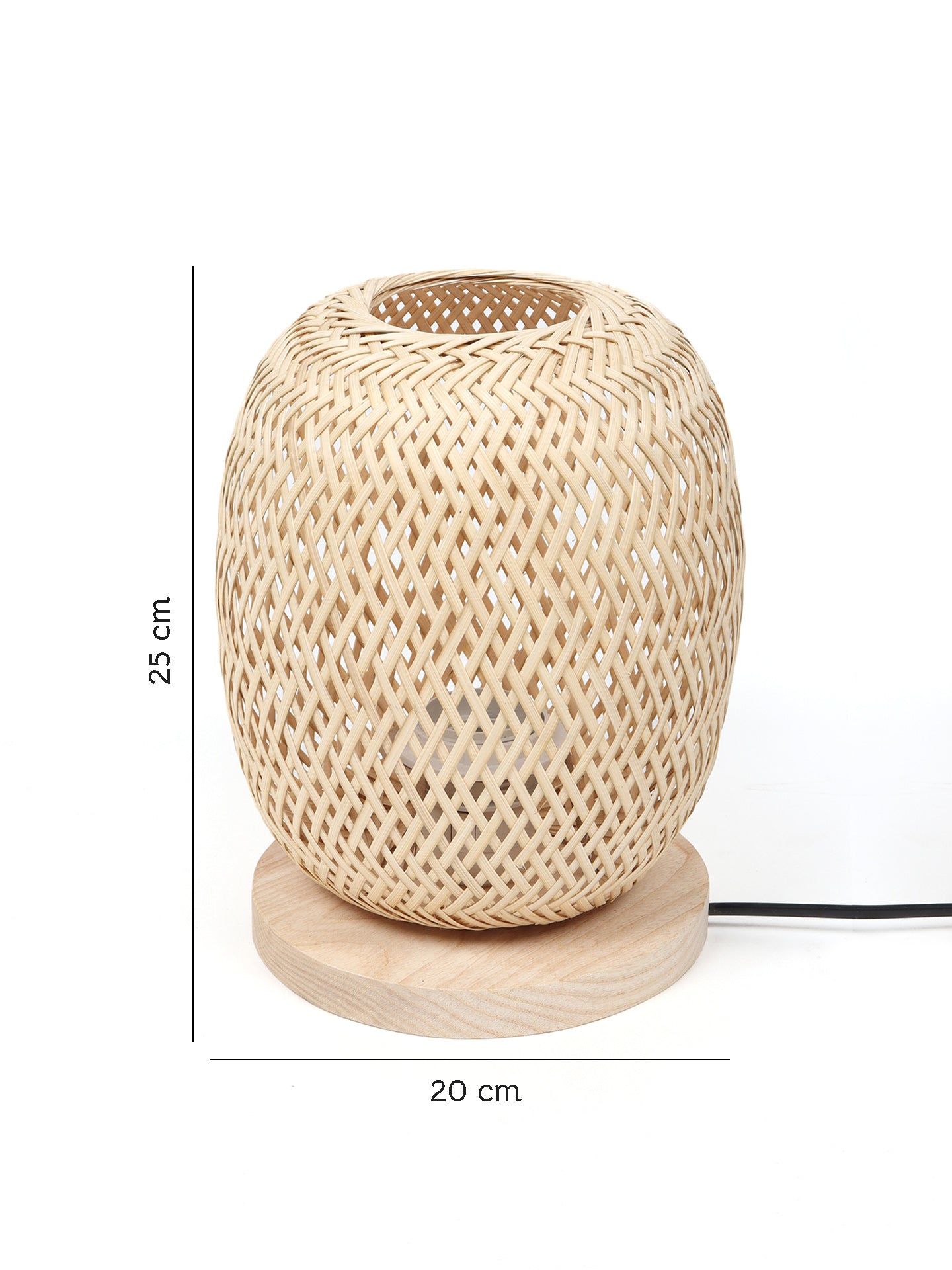 Bamboo Lamp | Cane Table Lamp