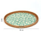 Cane Tray Round Tropical Mosaic