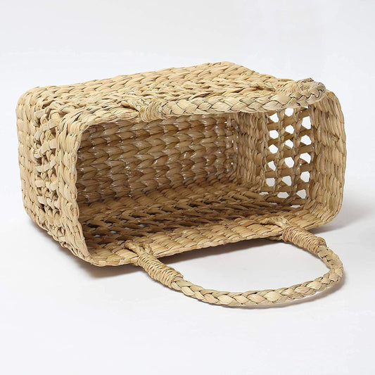 Panier de courses en jonc de mer naturel Jali
