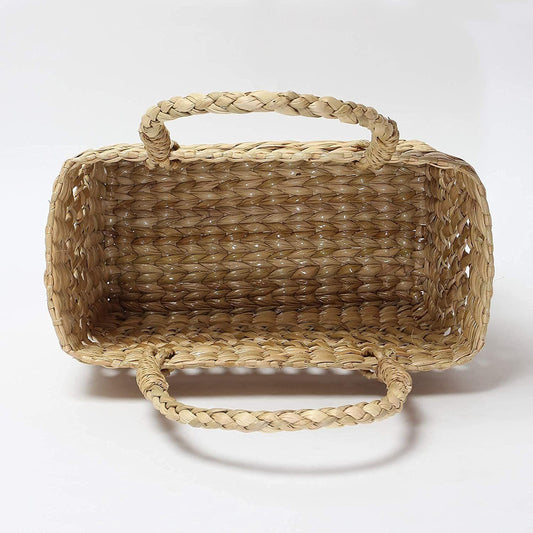 Panier de courses en jonc de mer naturel Jali