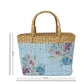 Seagrass Shopping Basket Blue