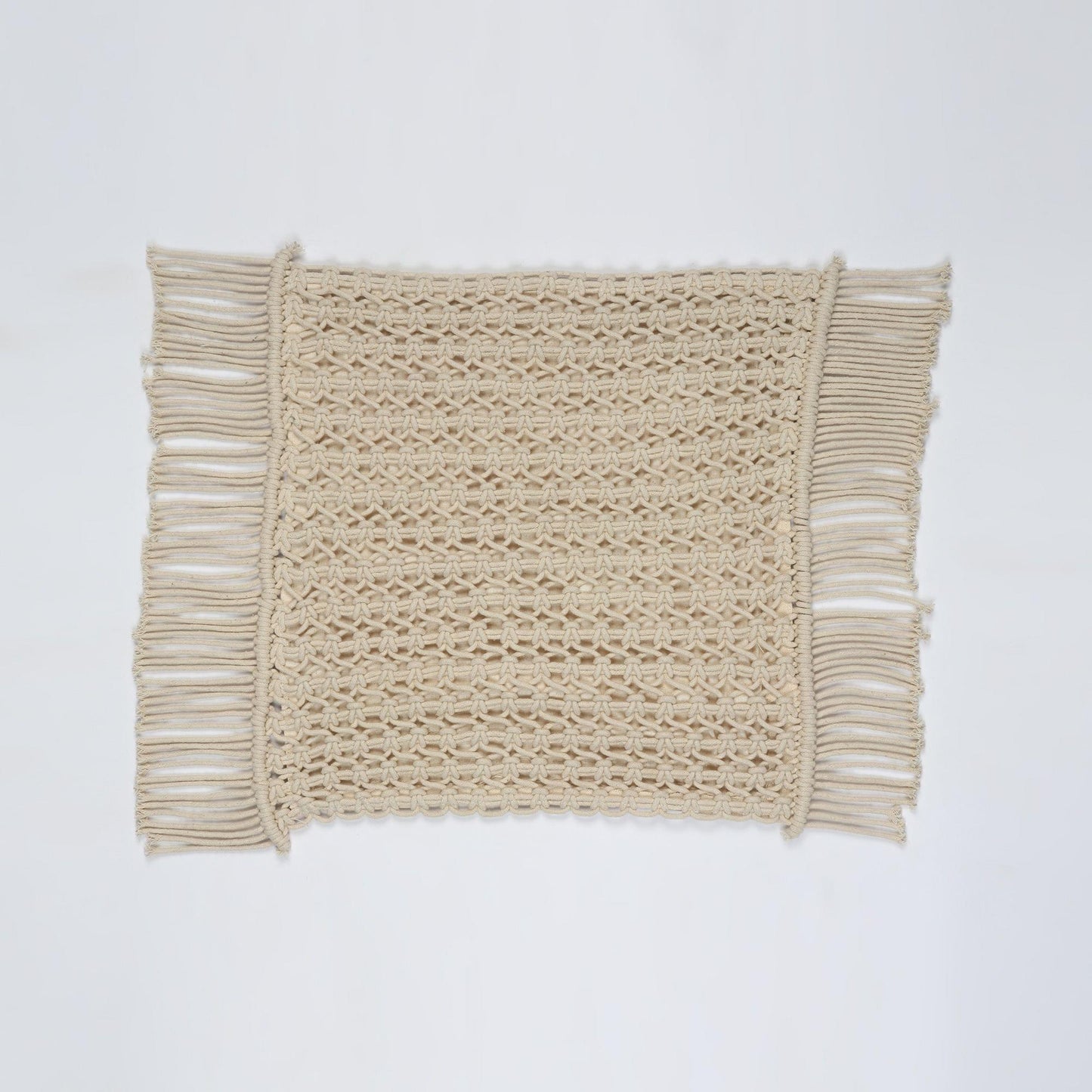 Handgewebter Kissenbezug aus Baumwolle
