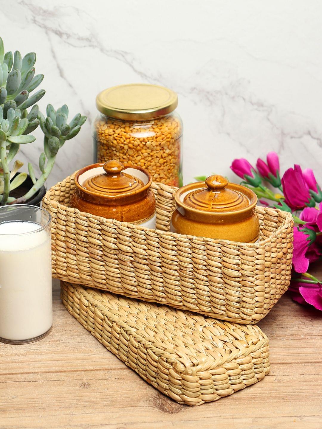 Seagrass Lid Box