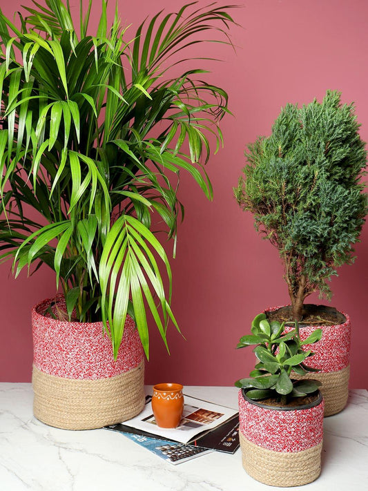 Jute Crochet Storage Basket