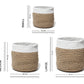 Jute Crochet Storage Basket