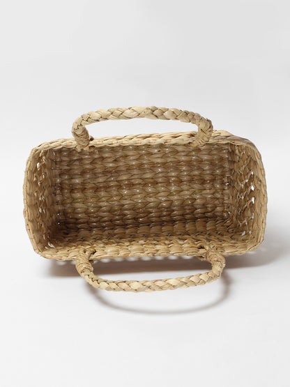 Panier de rangement pour boîte à lunch/panier-cadeau/sac à lunch mignon qui sont parfaits pour transporter votre boîte à tiffins/Utilisez cette boîte à lunch en paille naturelle/herbe sèche/herbe de mer/herbe de Kouna naturelle et saine comme stora